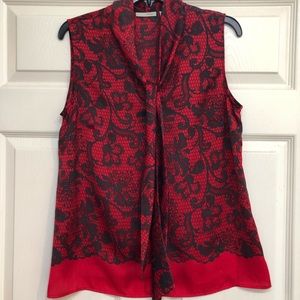 Halogen Tie Front Blouse